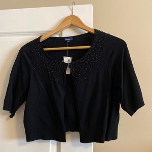 Reitmans cropped open sweater size S